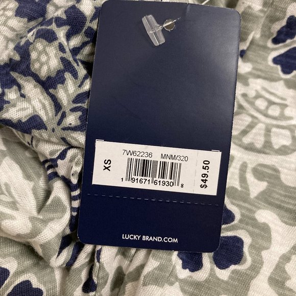 Lucky Brand | Boho Chic V-Neck Top BNWT $49.50 | X - Picture 5 of 8